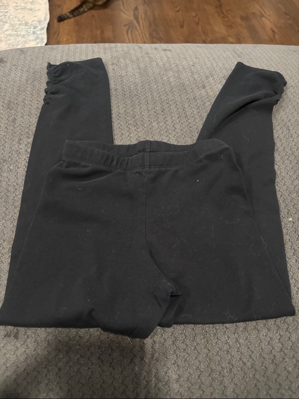 🟢10/$10 - Kids Black Basic Cotton Leggings
